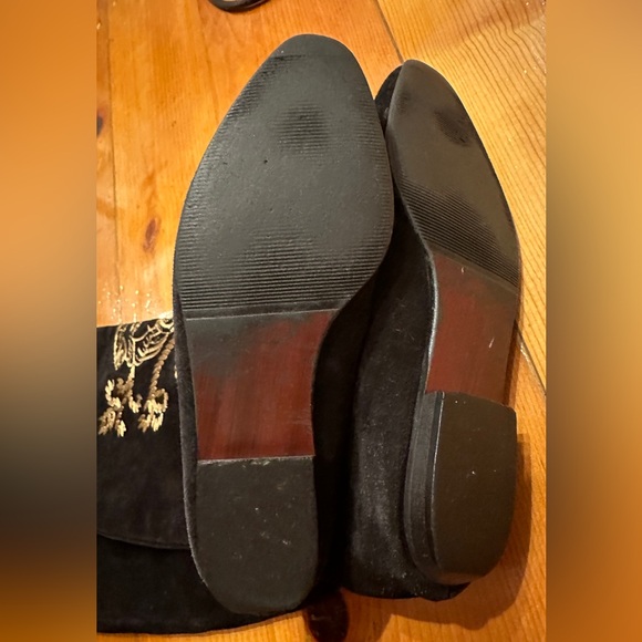 Electa vintage Swede leather boots with gold embroidered lions Sz 6.5 - Picture 8 of 10